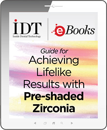 How to Guide for Achieving Lifelike Results with Pre-shaded Zirconia Ebook Cover