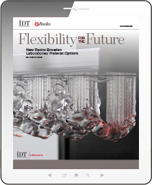 Flexibility for the Future: New Resins Broaden Laboratories’ Material Options Ebook Cover