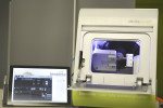 DentaSwiss DS1300 compact wet 4-axis milling machine and Surface tablet.