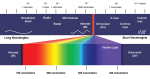 FIG 2. A light spectrum image showing UV and visible light. (Figure courtesy of Antonio Chirumbolo, OD.[2])